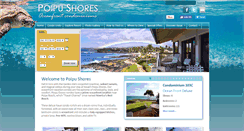 Desktop Screenshot of poipushorescondominiums.com